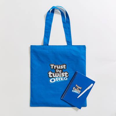 Borsa in tela di cotone con manico lungo per Oreo di Supreme Creations
