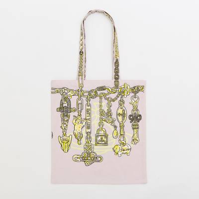borse in tela stampate all over con manici lunghi da supreme creations