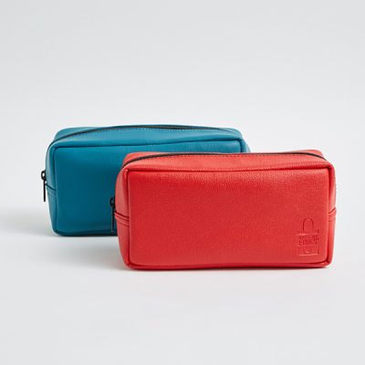 cyan and red vegan leather rectangular pouch bag - Direct from supplier in wholesale