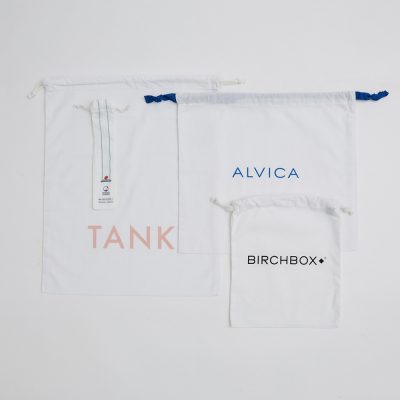 branded brushed cotton drawstring bags wholesale - Direct from No.1 Ethical bag Manufacturer of UK