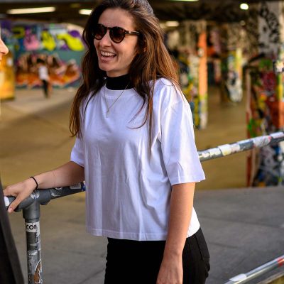croped white t-shirt supreme creations