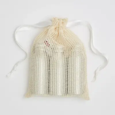 Borsa a sacco in rete di cotone | dimensioni: L al XL