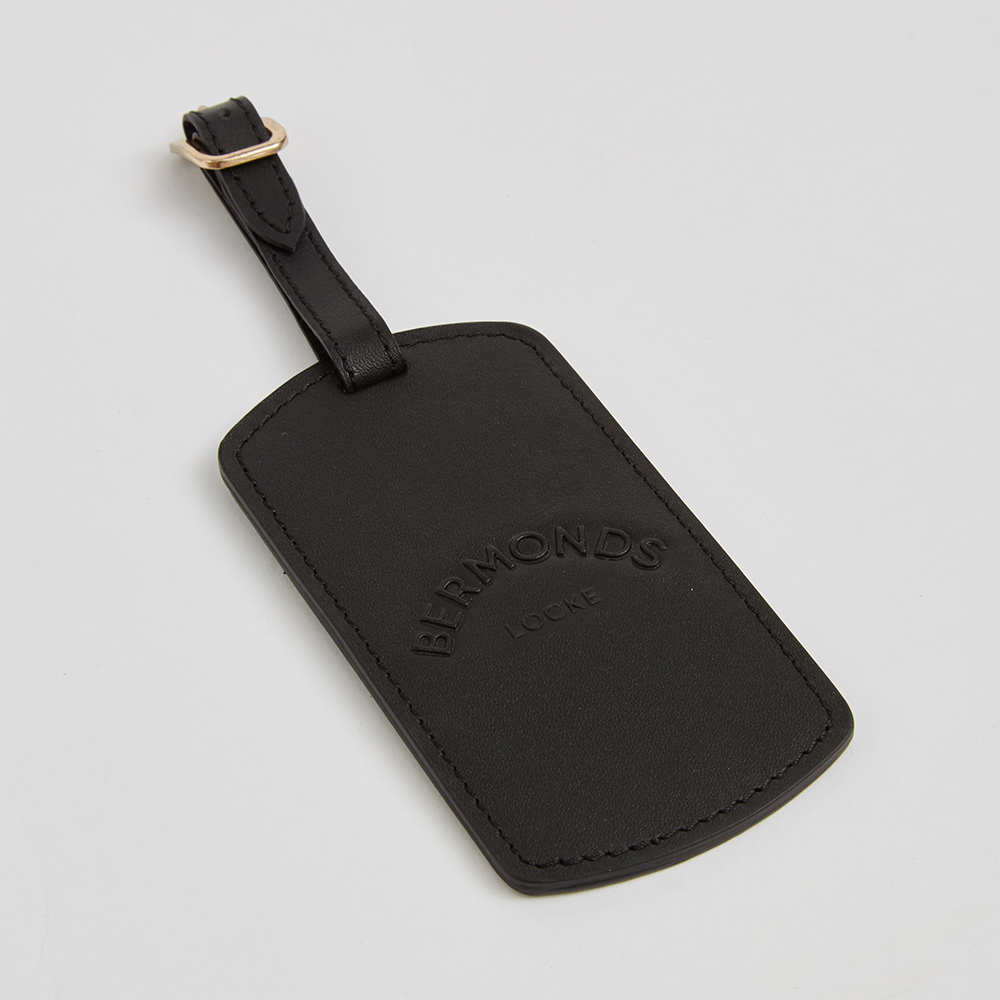 personalised faux leather luggage tag - Direct from ethical supplier of UK
