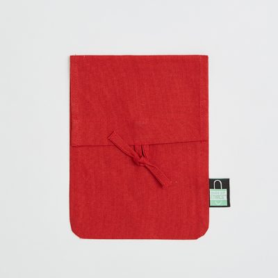 reusable canvas envelop red color for wholesale - Direct from Manufacturer