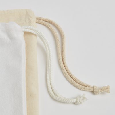 white poly cord vs natural cotton cord in large drawstring bags direct from manufacturer