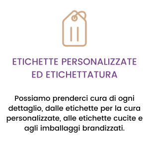 Supreme Creations, wETICHETTE PERSONALIZZATE ED ETICHETTATURA