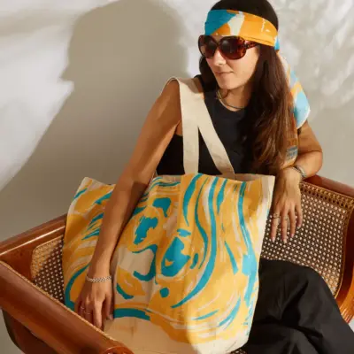 Sciarpe in Georgette di Seta Personalizzabili | 90 x 90 cm