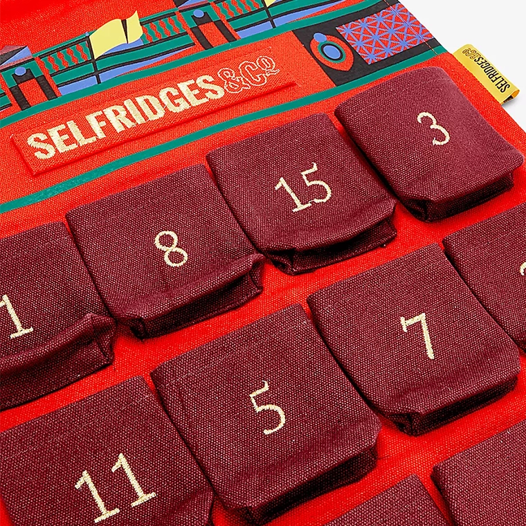 Calendario dell'Avvento riutilizzabile Selfridges di Supreme Creations