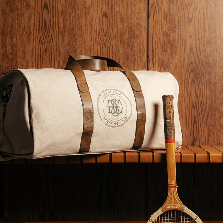 Borse sportive Gleneagles in tela e pelle