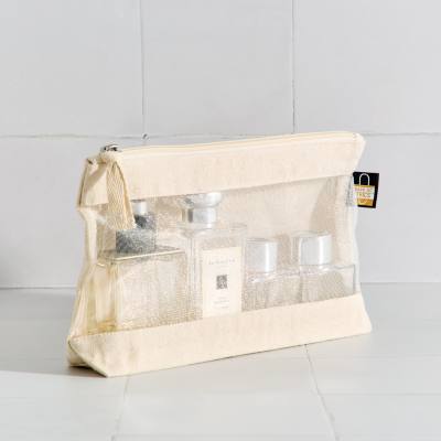 Borsa in Tela con Finestra a Rete