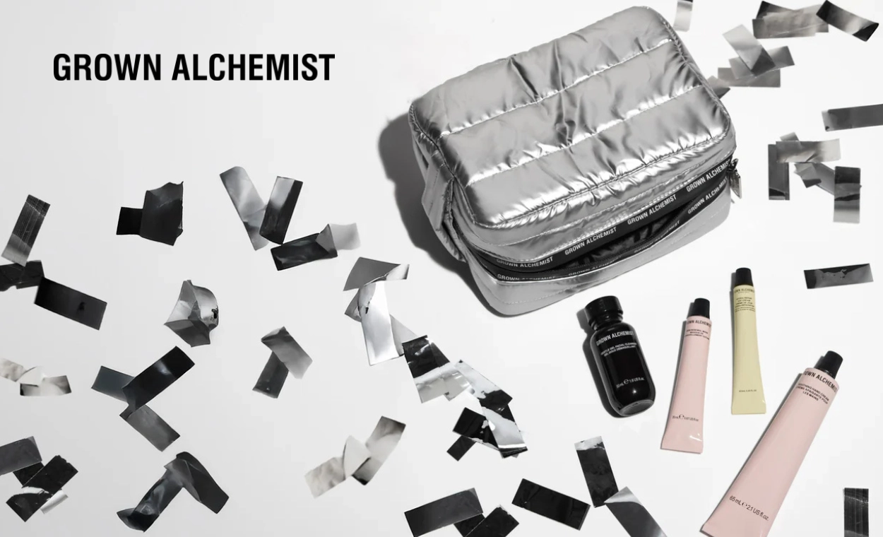 Grown Alchemist Silver Washbag